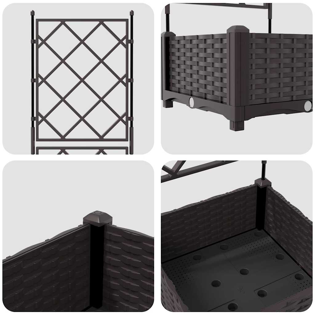 Sodo vazonas Ruda 40 x 40 x 125,5 cm PP Sodo vazonas Ruda 40 x 40 x 125,5 cm PP - Image 9