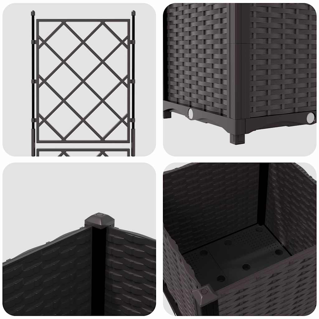 Sodo vazonas Ruda 40 x 40 x 143 cm PP Sodo vazonas Ruda 40 x 40 x 143 cm PP - Image 9