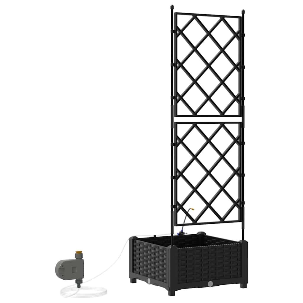 Sodo vazonas Juoda 40 x 40 x 126 cm PP Sodo vazonas Juoda 40 x 40 x 126 cm PP - Image 9
