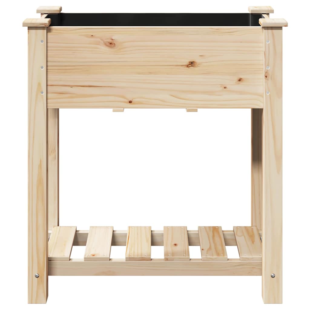 Sodo vazonas Smėlio 71 x 37 x 76,5 cm Kietasis pušinis medis Sodo vazonas Smėlio 71 x 37 x 76,5 cm Kietasis pušinis medis - Image 6