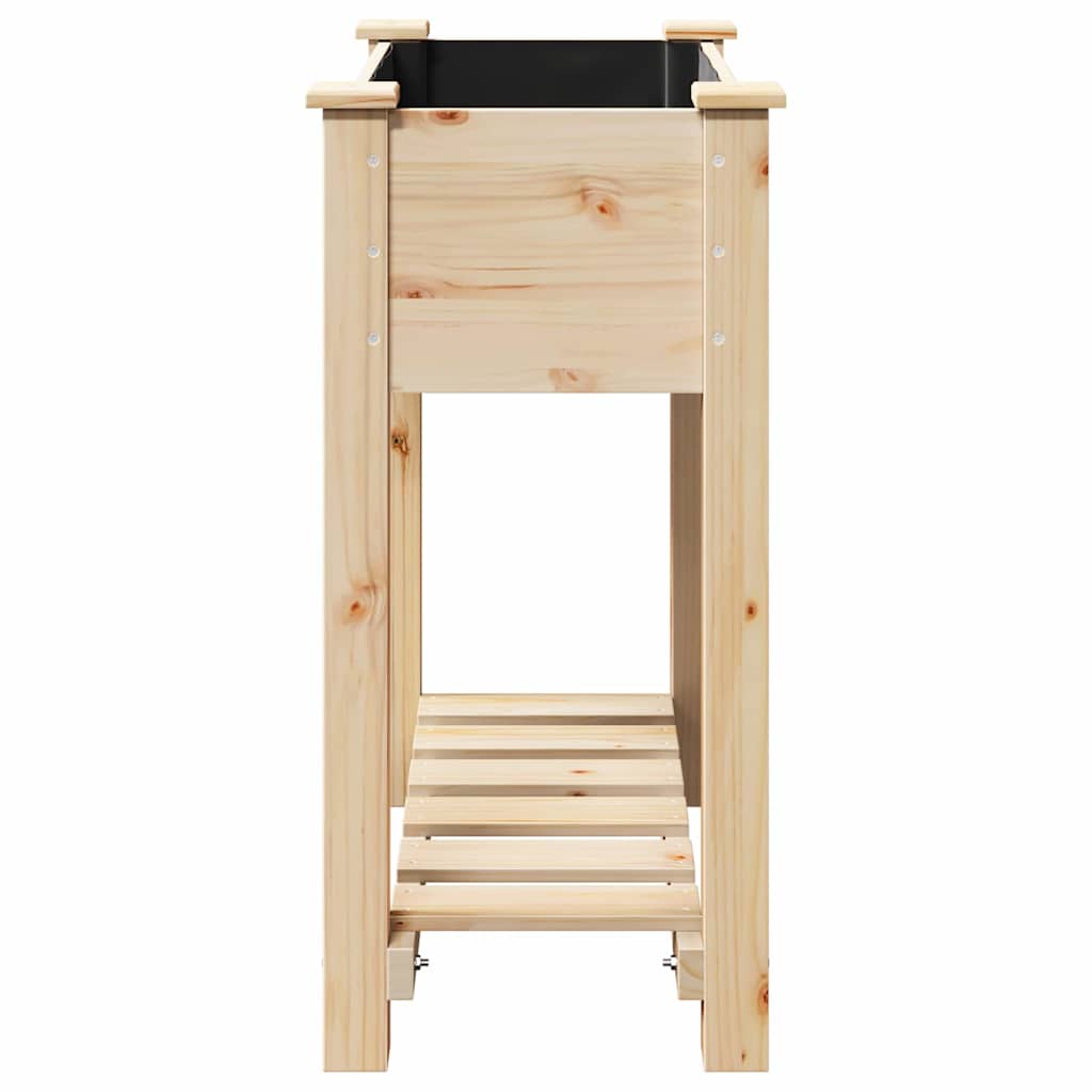 Sodo vazonas Smėlio 71 x 37 x 76,5 cm Kietasis pušinis medis Sodo vazonas Smėlio 71 x 37 x 76,5 cm Kietasis pušinis medis - Image 7