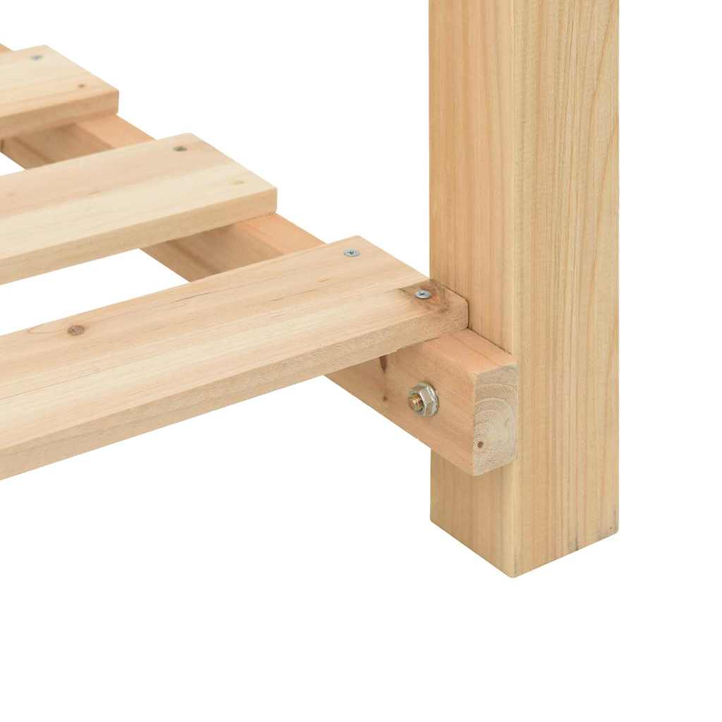 Sodo vazonas Smėlio 115 x 59 x 76,5 cm Kietasis pušinis medis Sodo vazonas Smėlio 115 x 59 x 76,5 cm Kietasis pušinis medis - Image 10