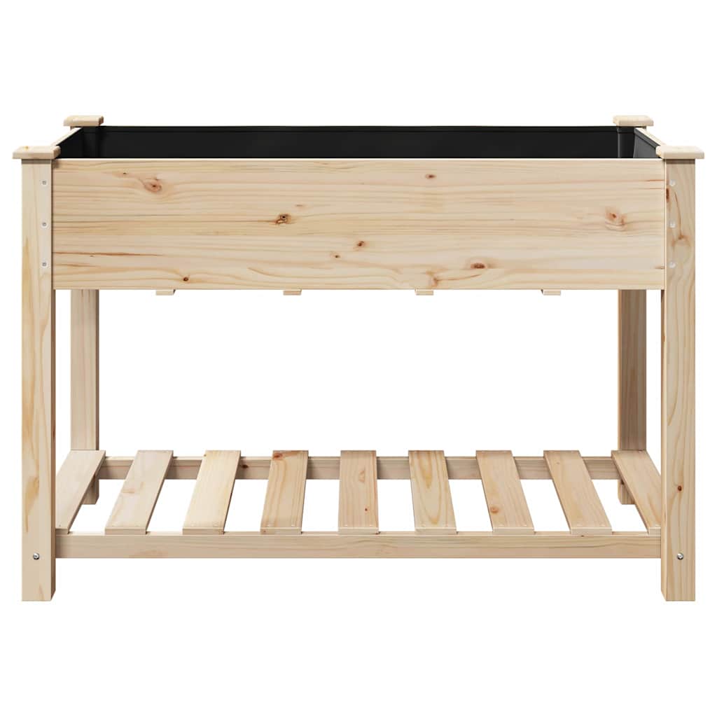 Sodo vazonas Smėlio 115 x 59 x 76,5 cm Kietasis pušinis medis Sodo vazonas Smėlio 115 x 59 x 76,5 cm Kietasis pušinis medis - Image 6