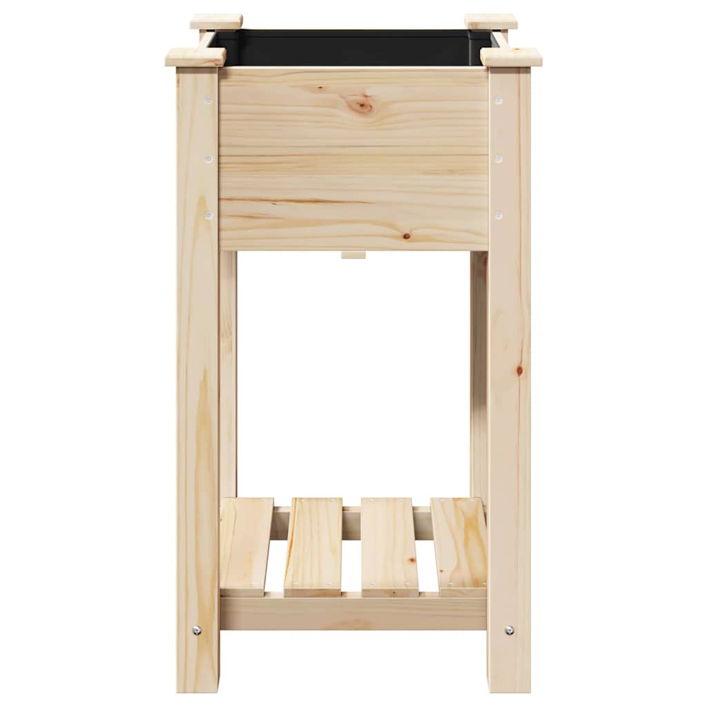 Sodo vazonas Smėlio 45 x 45 x 76,5 cm Kietasis pušinis medis Sodo vazonas Smėlio 45 x 45 x 76,5 cm Kietasis pušinis medis - Image 6
