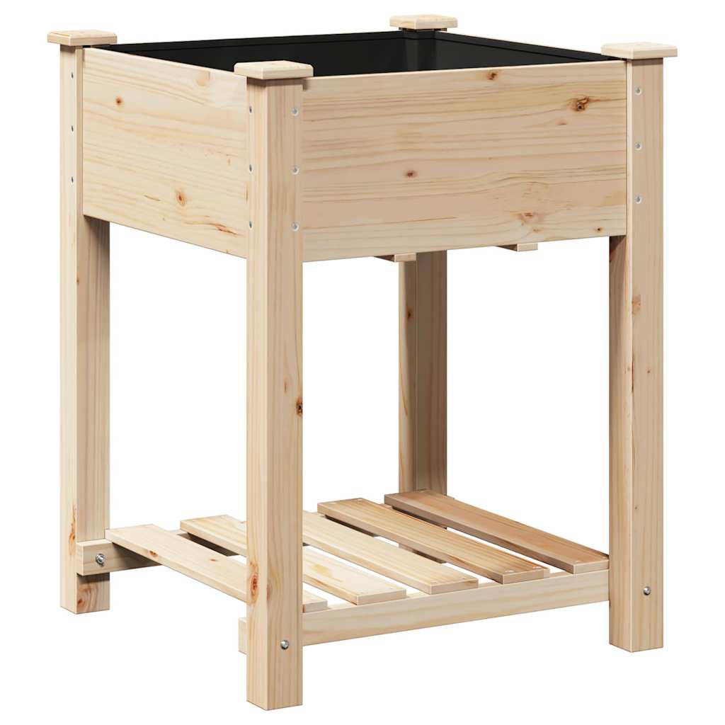 Sodo vazonas Smėlio 60,5 x 60 x 76,5 cm Kietasis pušinis medis Sodo vazonas Smėlio 60,5 x 60 x 76,5 cm Kietasis pušinis medis - Image 8