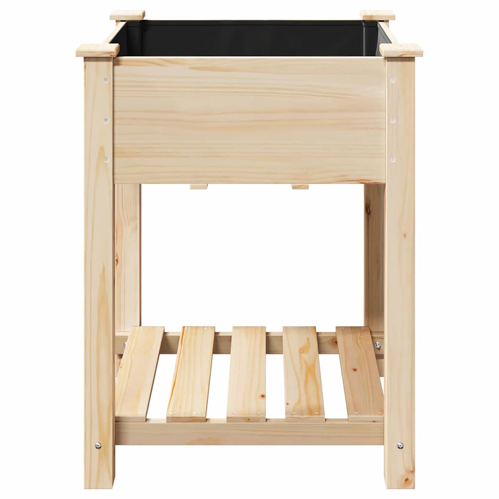 Sodo vazonas Smėlio 60,5 x 60 x 76,5 cm Kietasis pušinis medis Sodo vazonas Smėlio 60,5 x 60 x 76,5 cm Kietasis pušinis medis - Image 6