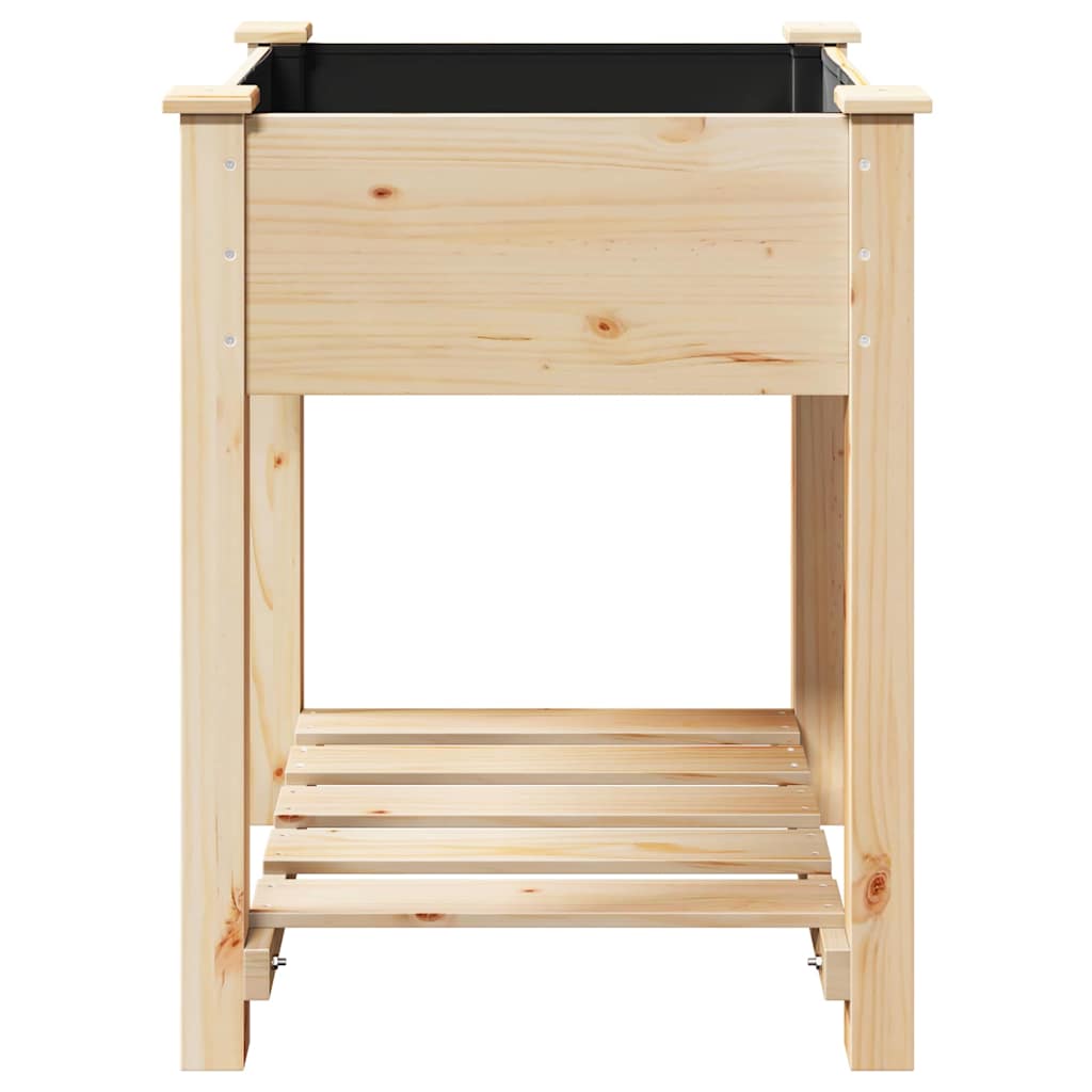 Sodo vazonas Smėlio 60,5 x 60 x 76,5 cm Kietasis pušinis medis Sodo vazonas Smėlio 60,5 x 60 x 76,5 cm Kietasis pušinis medis - Image 7