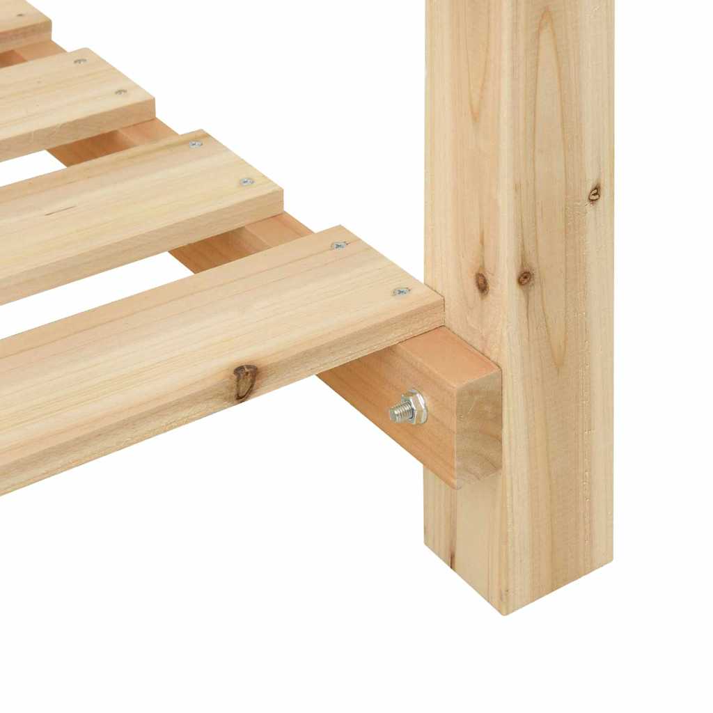 Sodo vazonas Smėlio 90 x 90 x 76,5 cm Kietasis pušinis medis Sodo vazonas Smėlio 90 x 90 x 76,5 cm Kietasis pušinis medis - Image 10