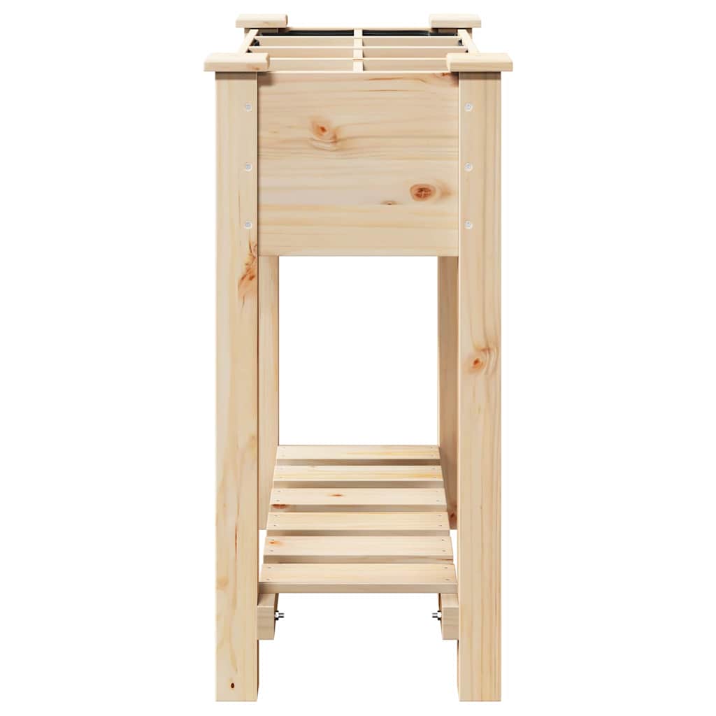 Sodo vazonas Smėlio 71 x 37 x 76,5 cm Kietasis pušinis medis Sodo vazonas Smėlio 71 x 37 x 76,5 cm Kietasis pušinis medis - Image 7