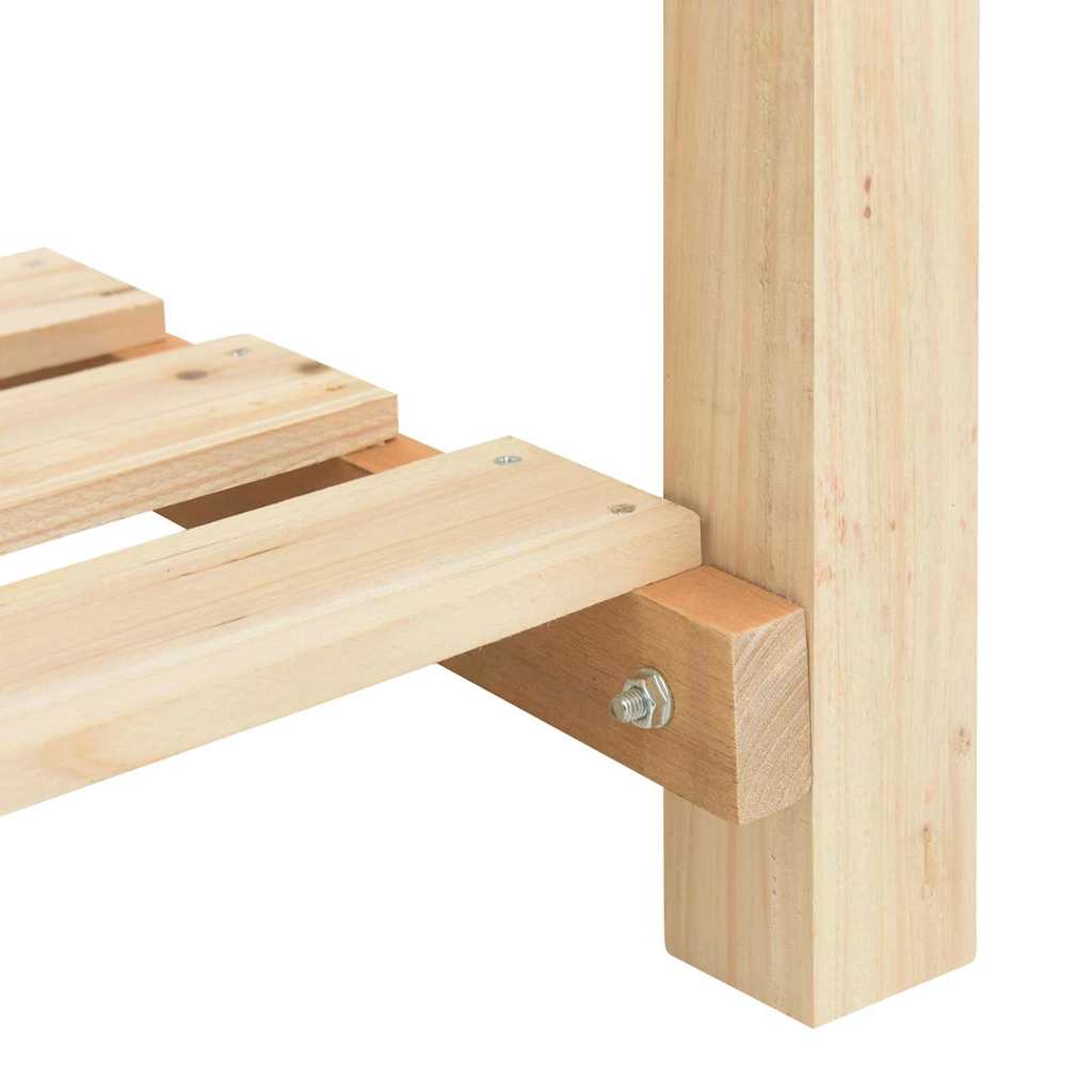 Sodo vazonas Smėlio 115 x 59 x 76,5 cm Kietasis pušinis medis Sodo vazonas Smėlio 115 x 59 x 76,5 cm Kietasis pušinis medis - Image 10