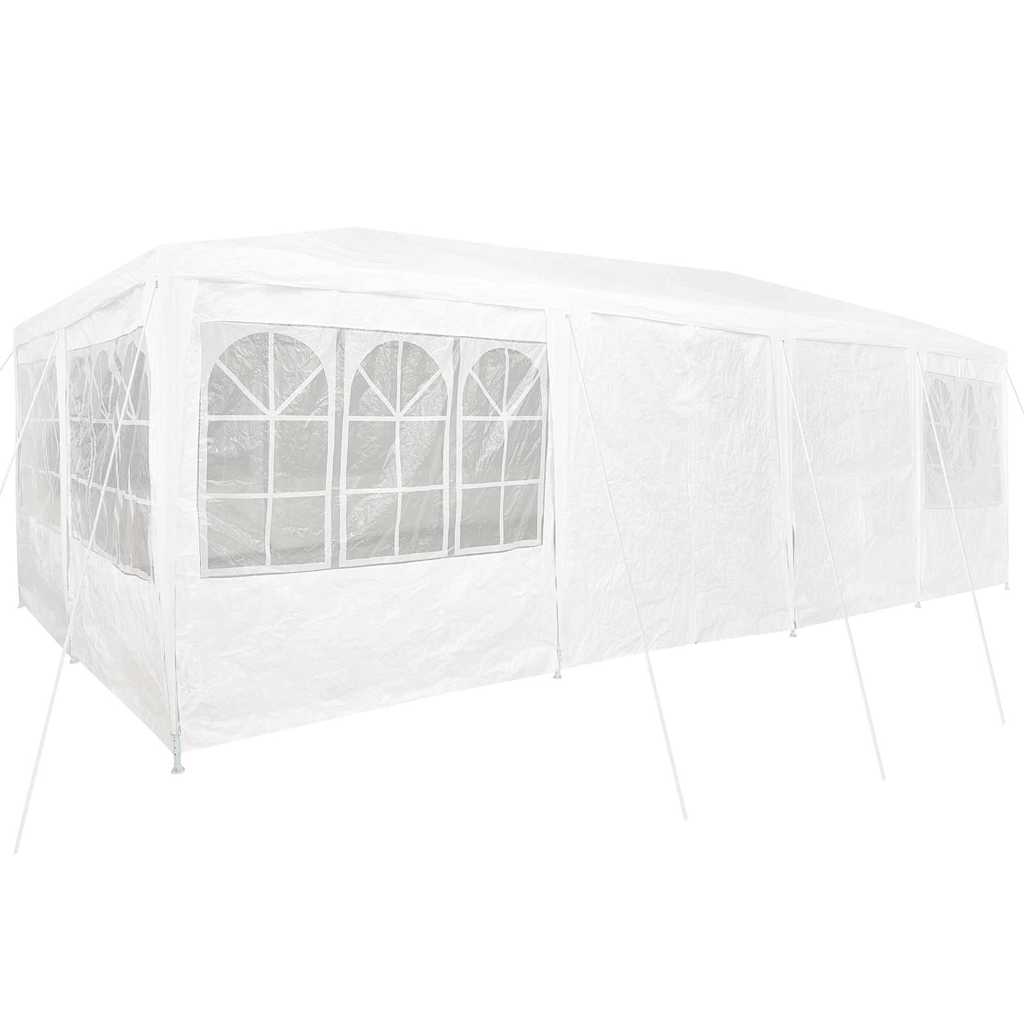 Šventės palapinė Balta 800 x 400 x 266 cm Polietilenas Šventės palapinė Balta 800 x 400 x 266 cm Polietilenas - Image 11