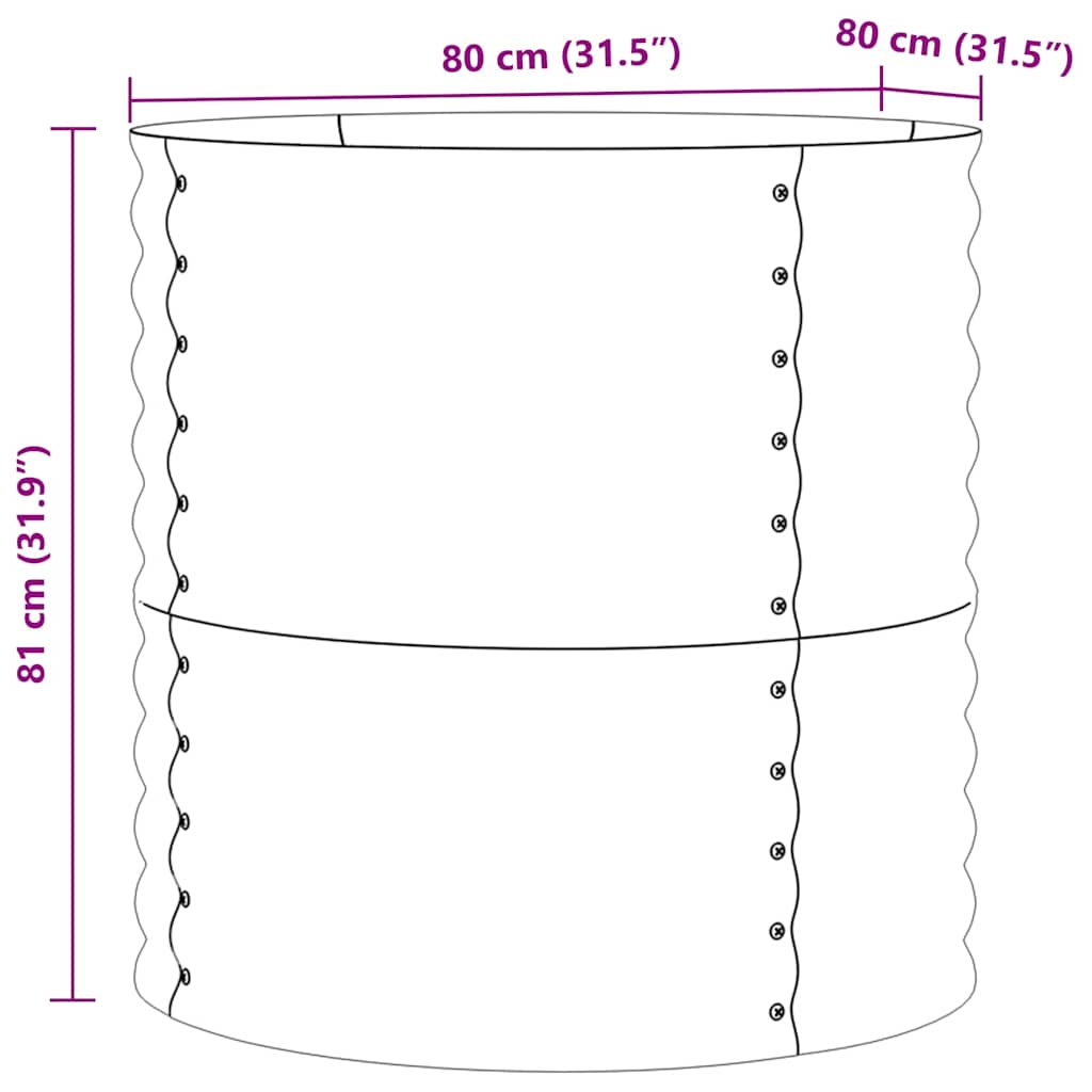 Pakelta lova Žalia 80 x 80 x 81 cm Plienas Pakelta lova Žalia 80 x 80 x 81 cm Plienas