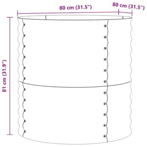 Pakelta lova Ruda 80 x 80 x 81 cm Plienas