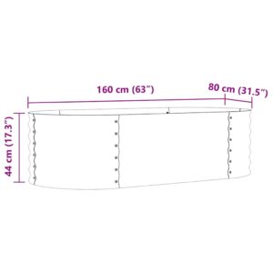 Pakelta lova Ruda 160 x 80 x 44 cm Plienas
