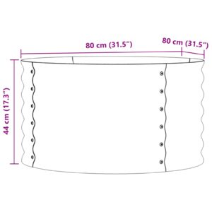 Pakelta lova Ruda 80 x 80 x 44 cm Plienas