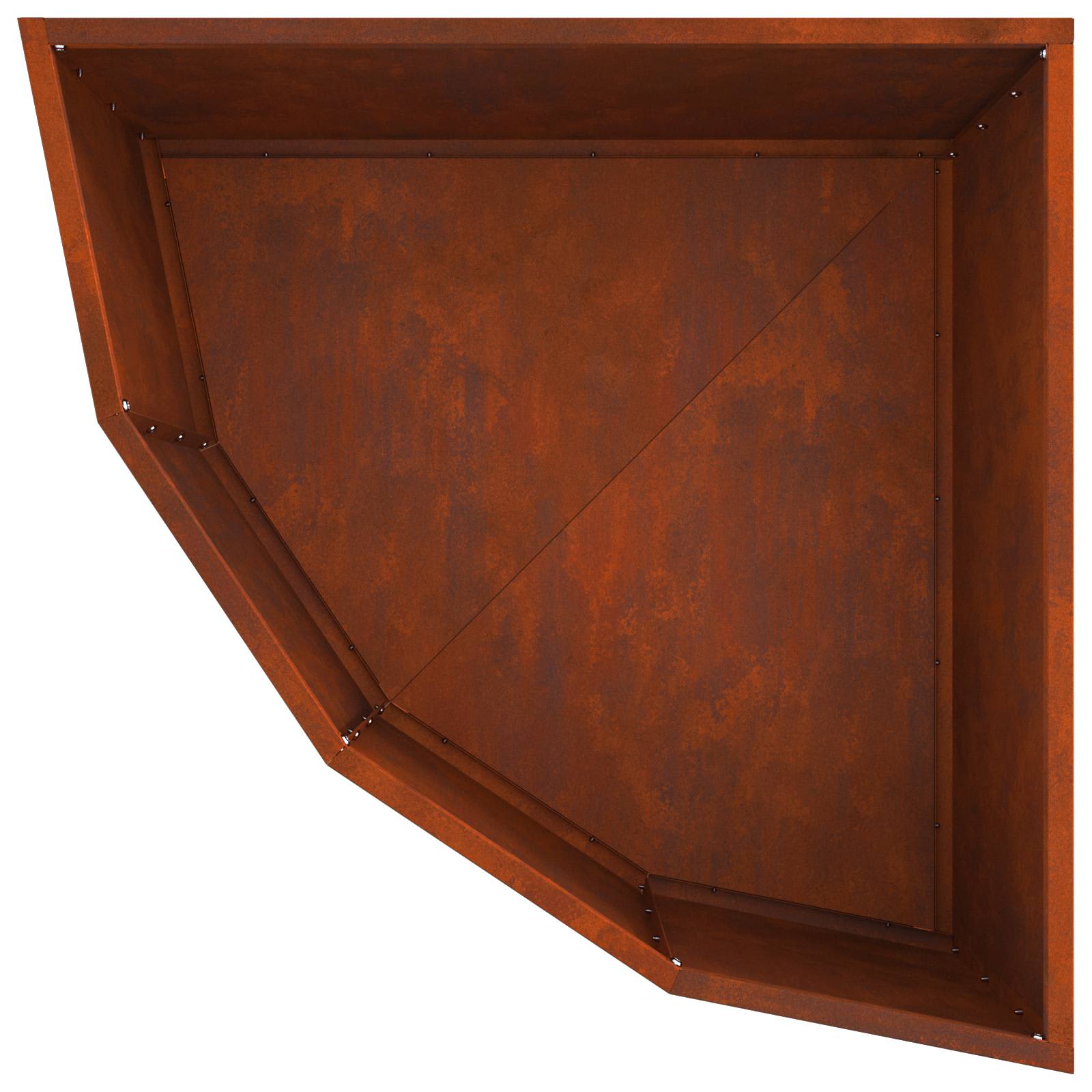 Kampinė Vazonas Rūdijanti 60 x 60 x 35 cm Kampinė Vazonas Rūdijanti 60 x 60 x 35 cm - Image 10