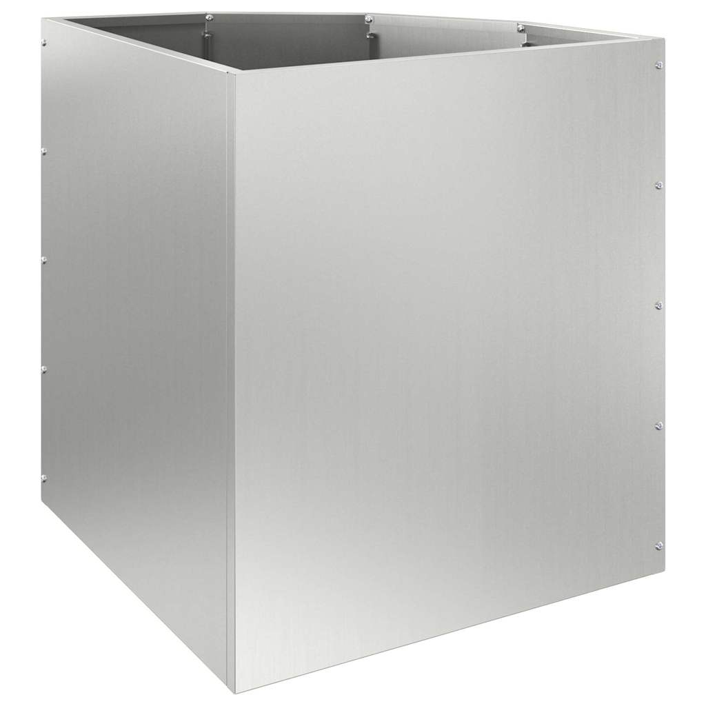Kampinė Vazonas Sidabrinė 45 x 45 x 50 cm Galvanizuotas plienas Kampinė Vazonas Sidabrinė 45 x 45 x 50 cm Galvanizuotas plienas - Image 9