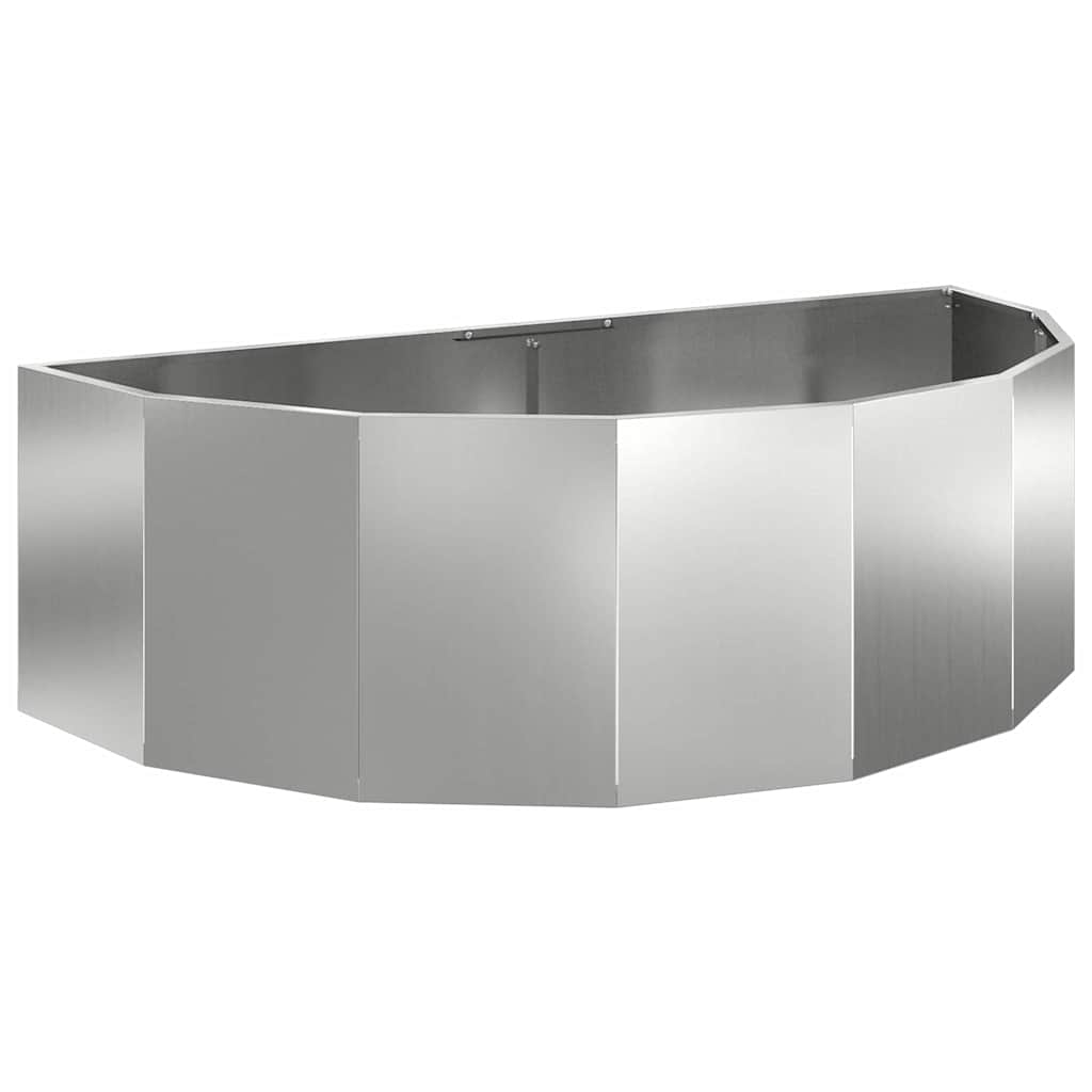 Lovelis Sidabro 120 x 60 x 35 cm Cinkuota plienas Lovelis Sidabro 120 x 60 x 35 cm Cinkuota plienas - Image 4