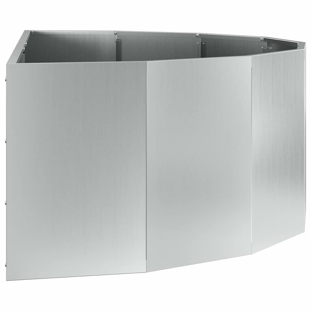 Lovelis Sidabro 120 x 60 x 35 cm Cinkuota plienas Lovelis Sidabro 120 x 60 x 35 cm Cinkuota plienas - Image 8