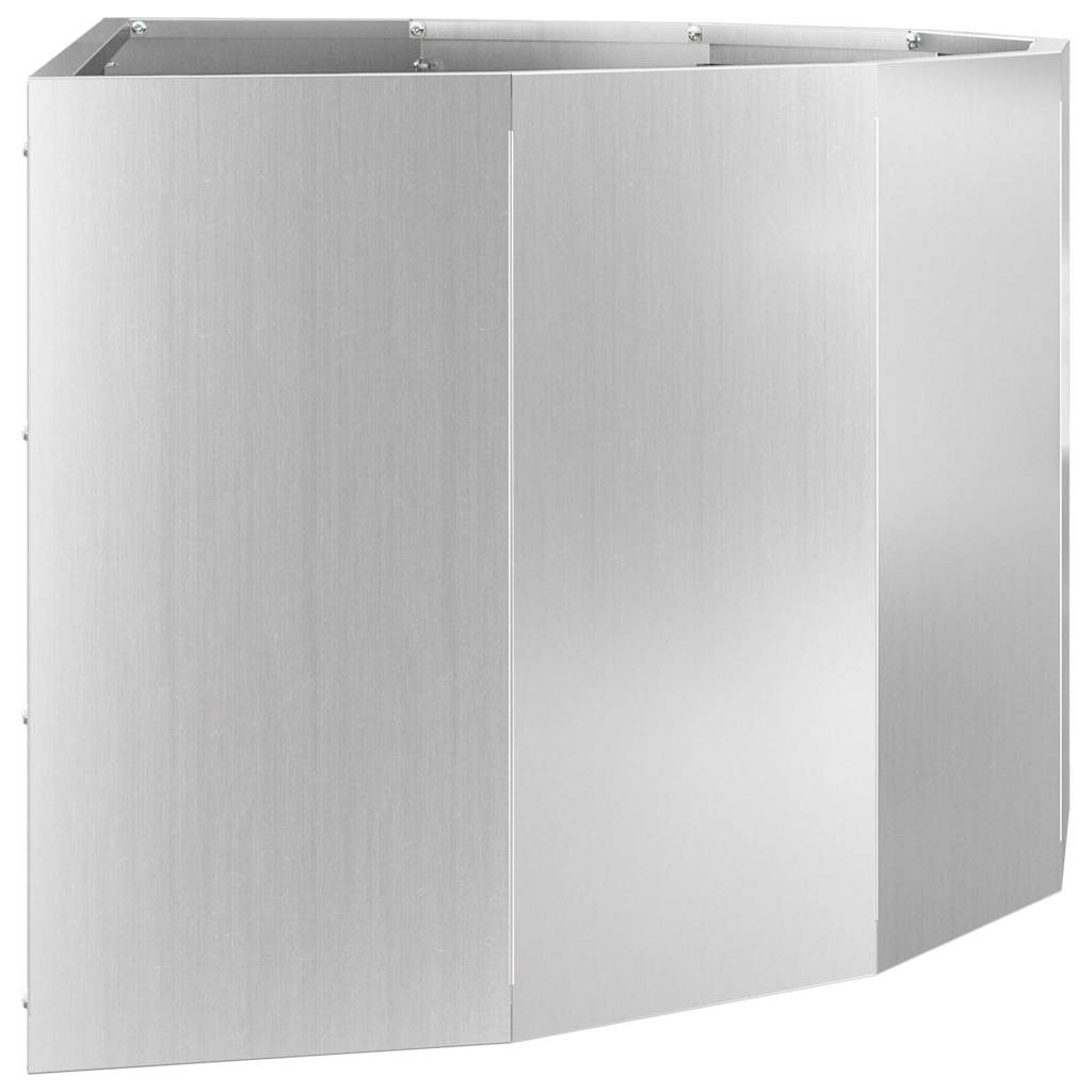 Lovelis Sidabro 90 x 45 x 35 cm Cinkuota plienas Lovelis Sidabro 90 x 45 x 35 cm Cinkuota plienas - Image 8