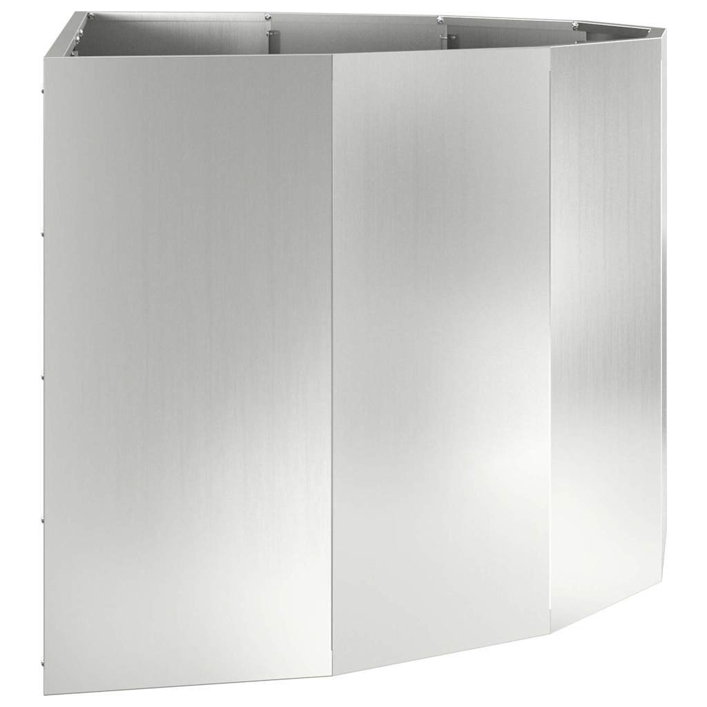 Lovelis Sidabro 120 x 60 x 50 cm Cinkuota plienas Lovelis Sidabro 120 x 60 x 50 cm Cinkuota plienas - Image 8