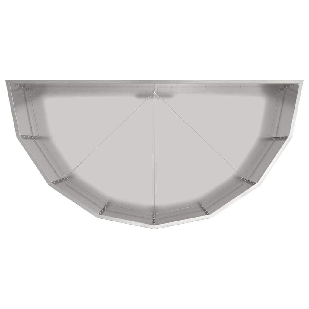 Lovelis Sidabro 120 x 60 x 50 cm Cinkuota plienas Lovelis Sidabro 120 x 60 x 50 cm Cinkuota plienas - Image 10
