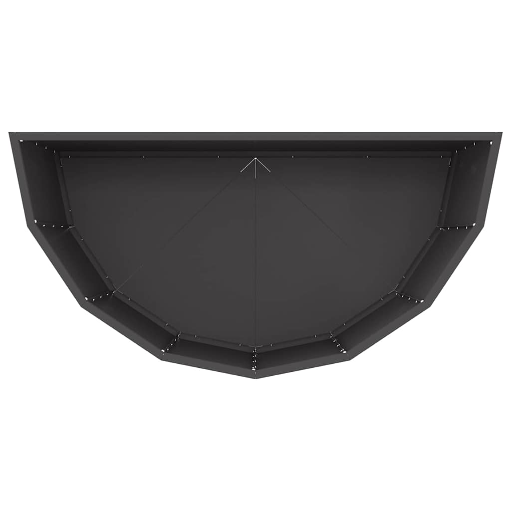 Lovelis Juoda 90 x 45 x 50 cm Plienas Lovelis Juoda 90 x 45 x 50 cm Plienas - Image 9