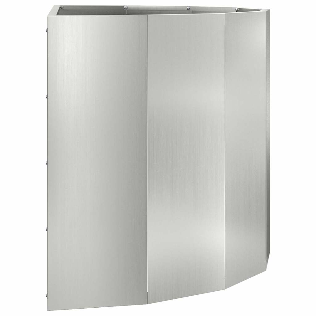 Lovelis Sidabro 90 x 45 x 50 cm Cinkuota plienas Lovelis Sidabro 90 x 45 x 50 cm Cinkuota plienas - Image 8
