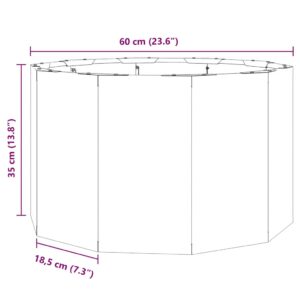 Lovelis Alyvuogių žalia 60 x 60 x 35 cm Plienas