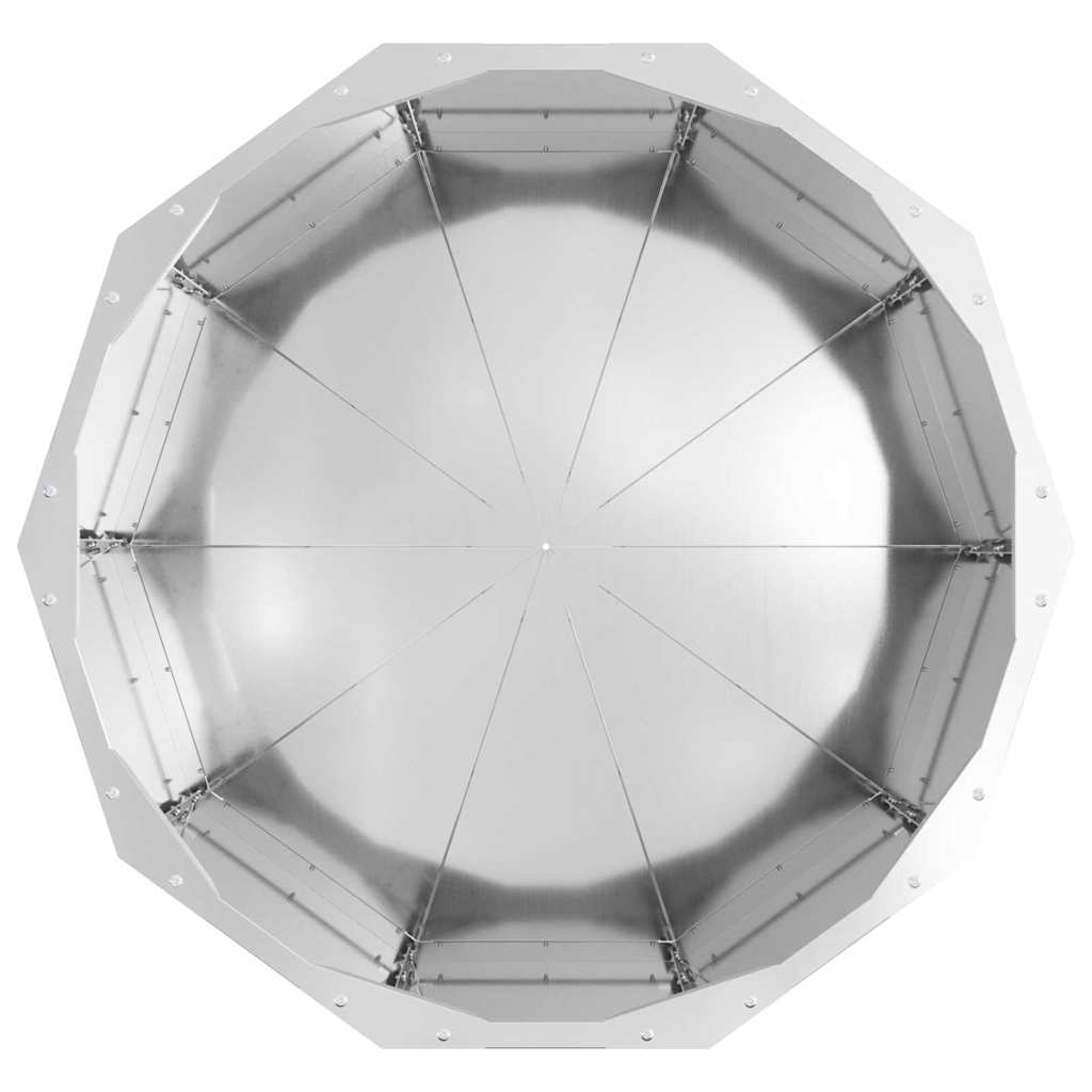 Lovelis Sidabro 60 x 60 x 35 cm Cinkuota plienas Lovelis Sidabro 60 x 60 x 35 cm Cinkuota plienas - Image 8