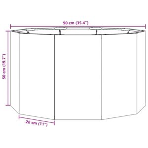 Lovelis Antracitas 90 x 90 x 50 cm Plienas