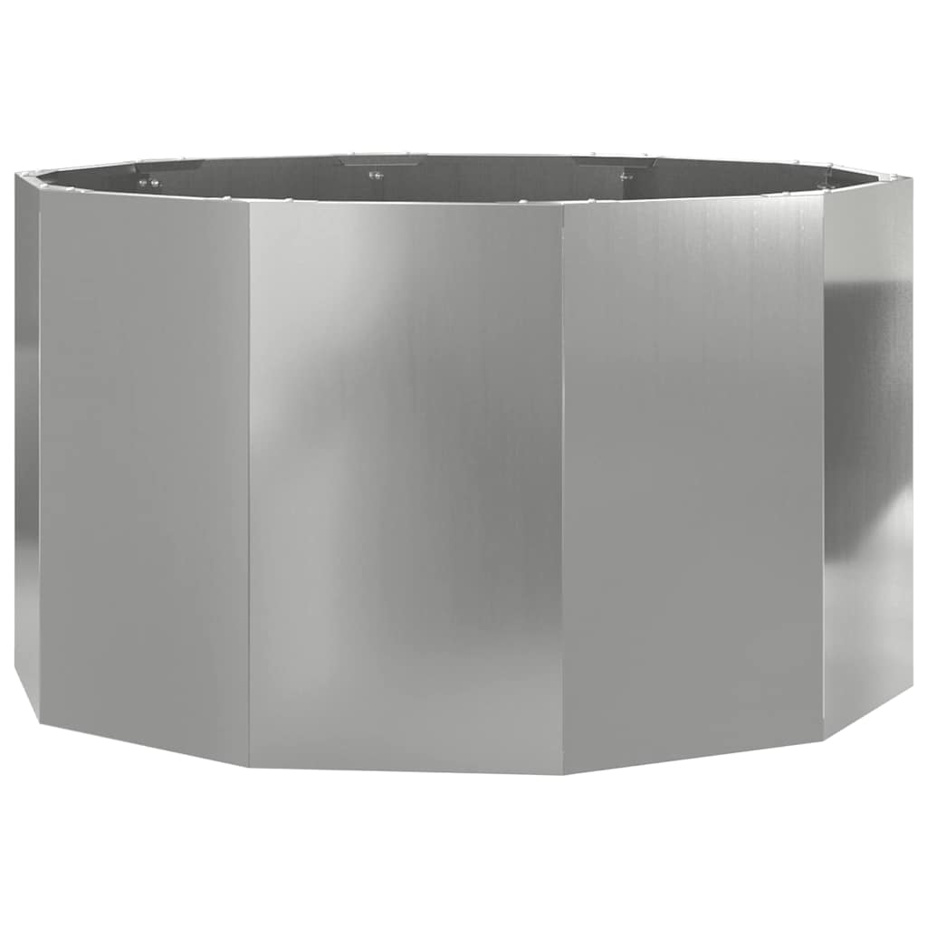 Lovelis Sidabro 90 x 90 x 50 cm Cinkuota plienas Lovelis Sidabro 90 x 90 x 50 cm Cinkuota plienas - Image 4