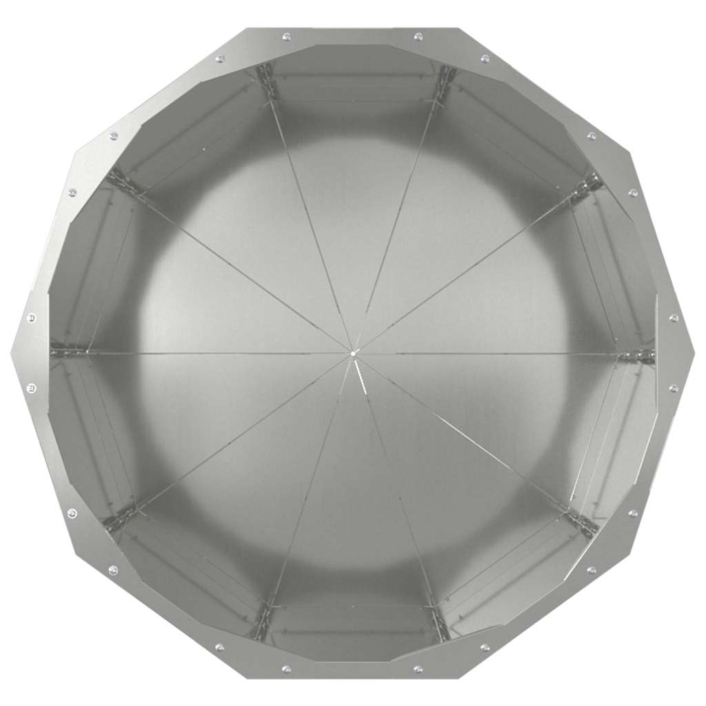 Lovelis Sidabro 60 x 60 x 50 cm Cinkuota plienas Lovelis Sidabro 60 x 60 x 50 cm Cinkuota plienas - Image 8