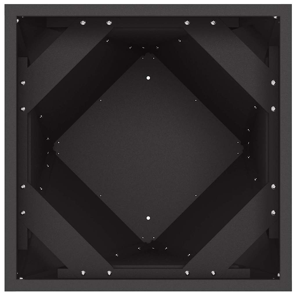 Lovelis Juoda 40 x 40 x 75 cm Plienas Lovelis Juoda 40 x 40 x 75 cm Plienas - Image 7