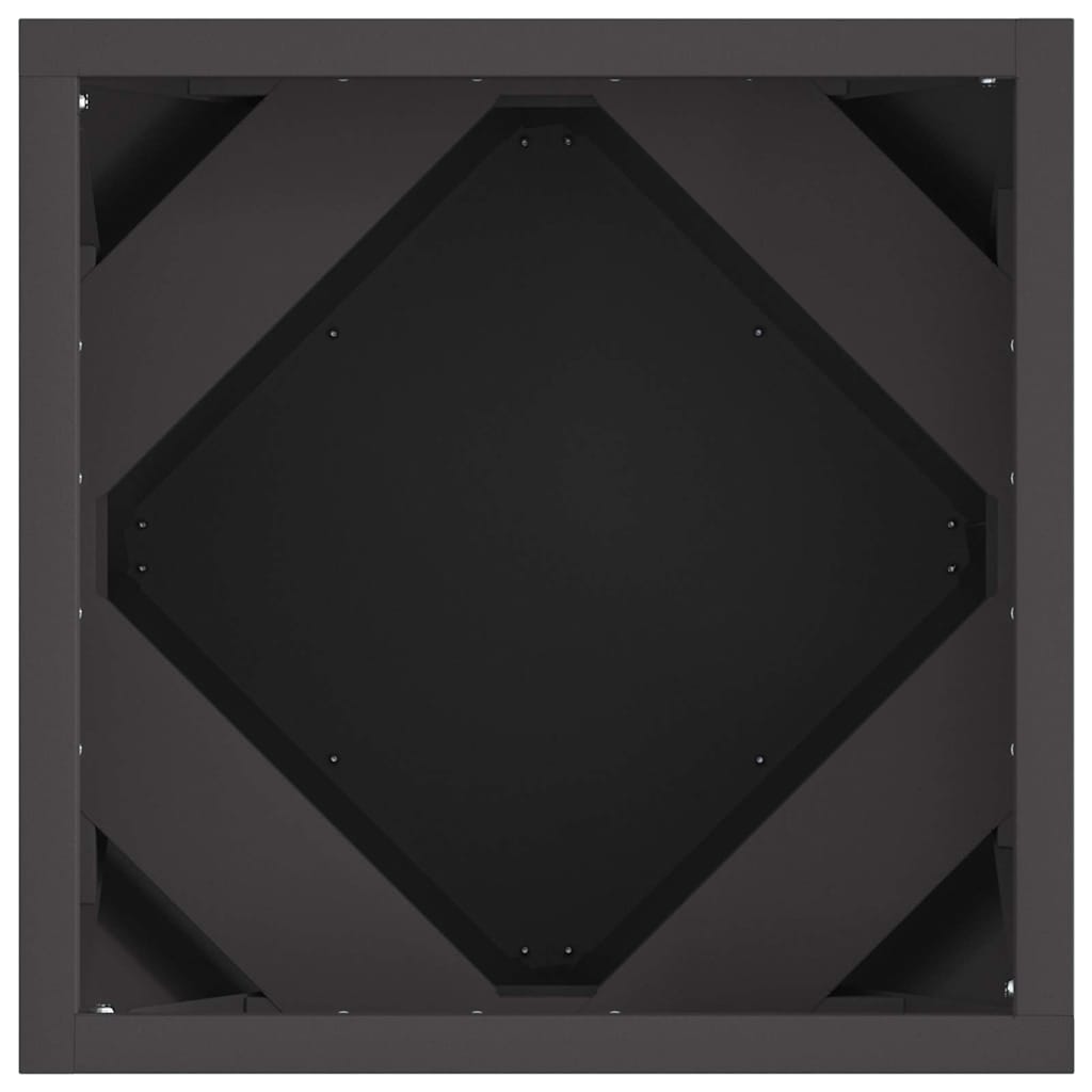 Lovelis Juoda 30 x 30 x 30 cm Plienas Lovelis Juoda 30 x 30 x 30 cm Plienas - Image 7