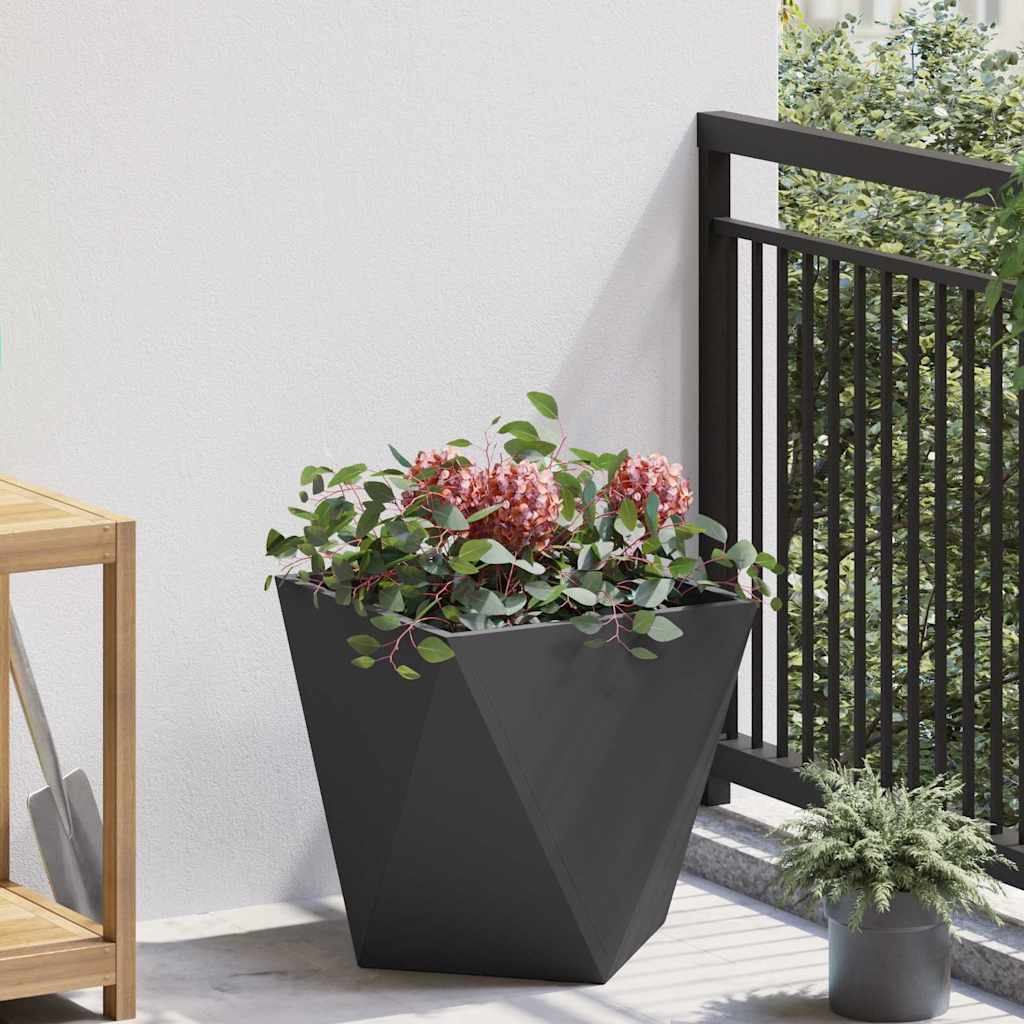 Lovelis Juoda 40 x 40 x 40 cm Plienas Lovelis Juoda 40 x 40 x 40 cm Plienas - Image 2