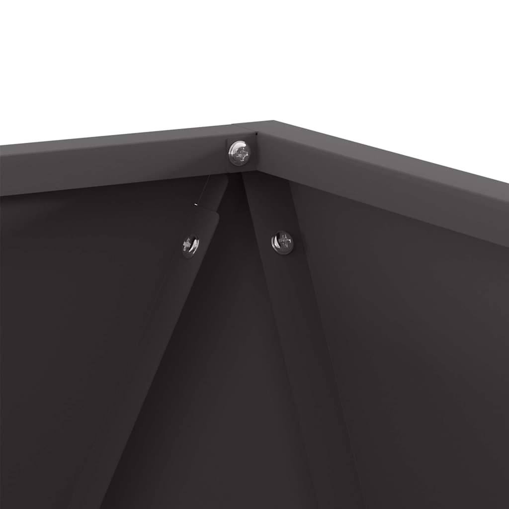 Lovelis Juoda 50 x 50 x 50 cm Plienas Lovelis Juoda 50 x 50 x 50 cm Plienas - Image 8