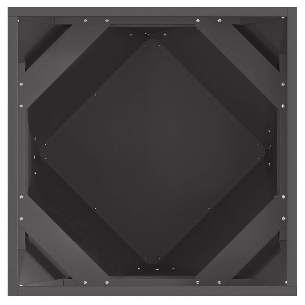 Lovelis 2 vnt. Juoda 50 x 50 x 50 cm Plienas Lovelis 2 vnt. Juoda 50 x 50 x 50 cm Plienas - Image 8
