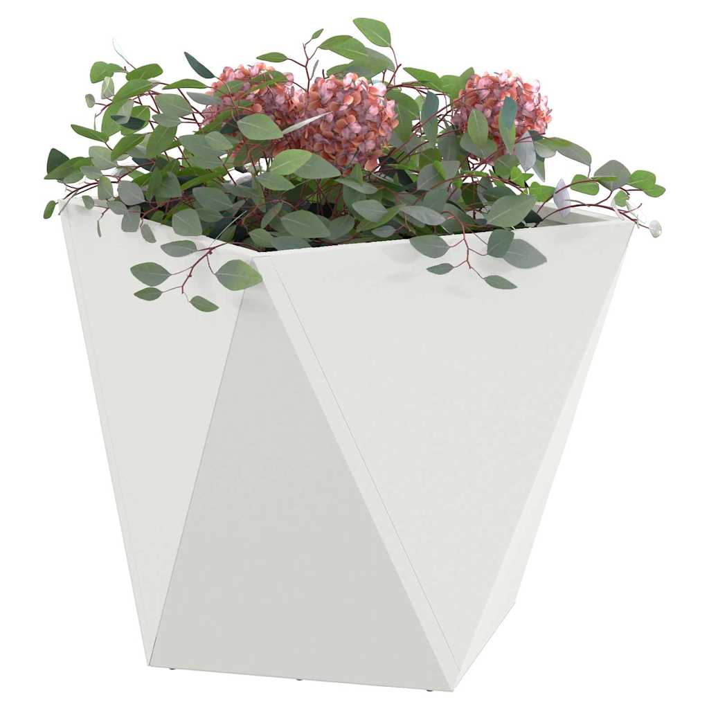 Lovelis 2 vnt. Balta 50 x 50 x 50 cm Plienas Lovelis 2 vnt. Balta 50 x 50 x 50 cm Plienas - Image 4