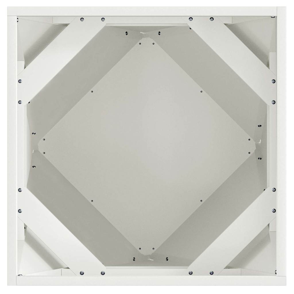 Lovelis 2 vnt. Balta 50 x 50 x 50 cm Plienas Lovelis 2 vnt. Balta 50 x 50 x 50 cm Plienas - Image 8
