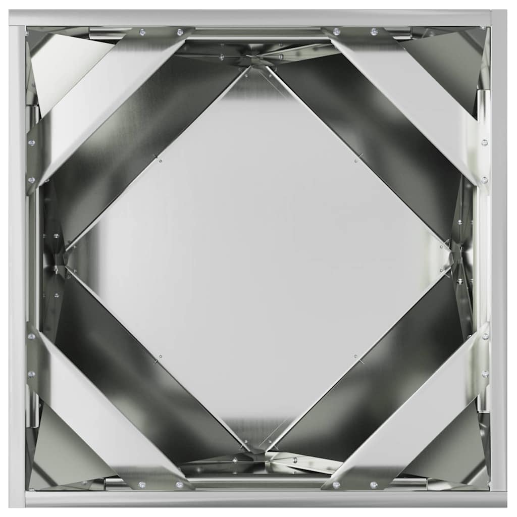 Lovelis 2 vnt. Sidabro 50 x 50 x 50 cm Cinkuota plienas Lovelis 2 vnt. Sidabro 50 x 50 x 50 cm Cinkuota plienas - Image 9