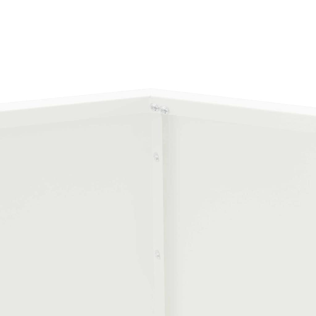 Lovelis 2 vnt. Balta 100 x 100 x 80 cm Plienas Lovelis 2 vnt. Balta 100 x 100 x 80 cm Plienas - Image 9