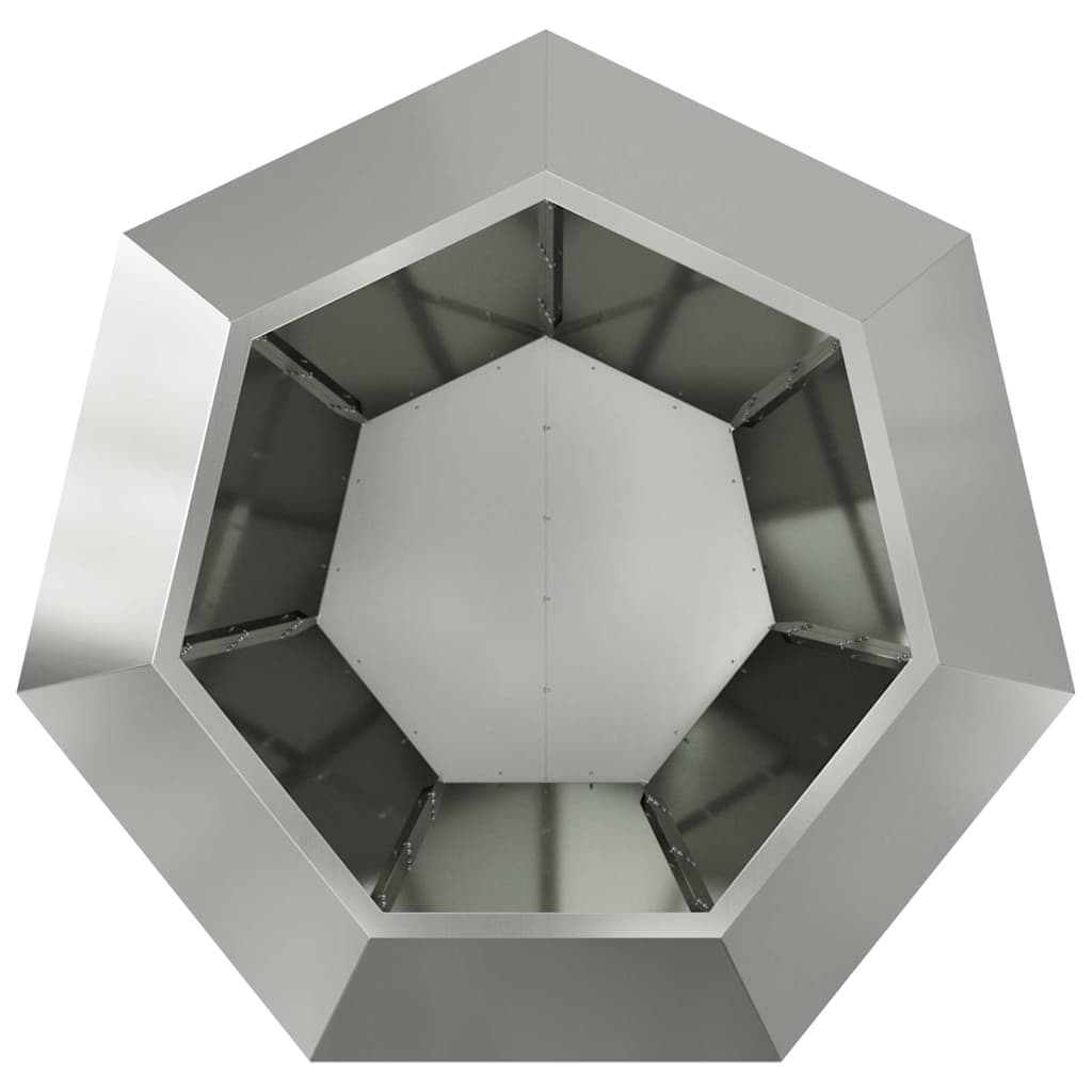 Lovelis Sidabrinė 100 x 100 x 80 cm Galvanizuotas plienas Lovelis Sidabrinė 100 x 100 x 80 cm Galvanizuotas plienas - Image 8