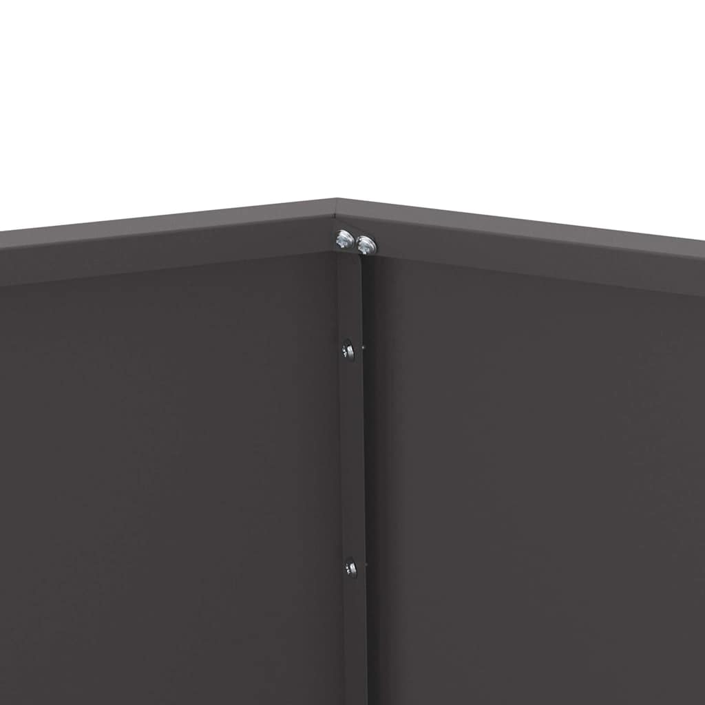 Lovelis Juoda 75 x 75 x 60 cm Plienas Lovelis Juoda 75 x 75 x 60 cm Plienas - Image 8