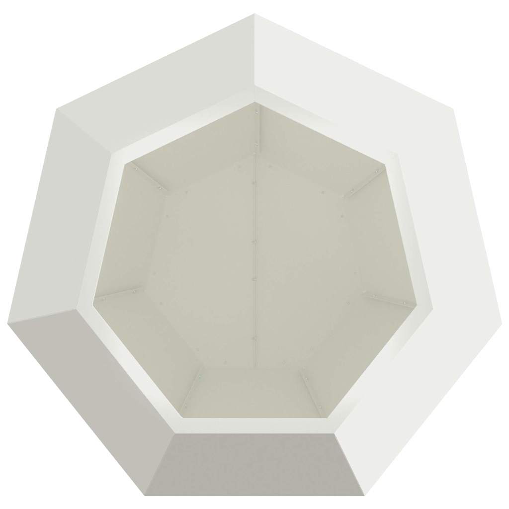 Lovelis Balta 75 x 75 x 60 cm Plienas Lovelis Balta 75 x 75 x 60 cm Plienas - Image 7