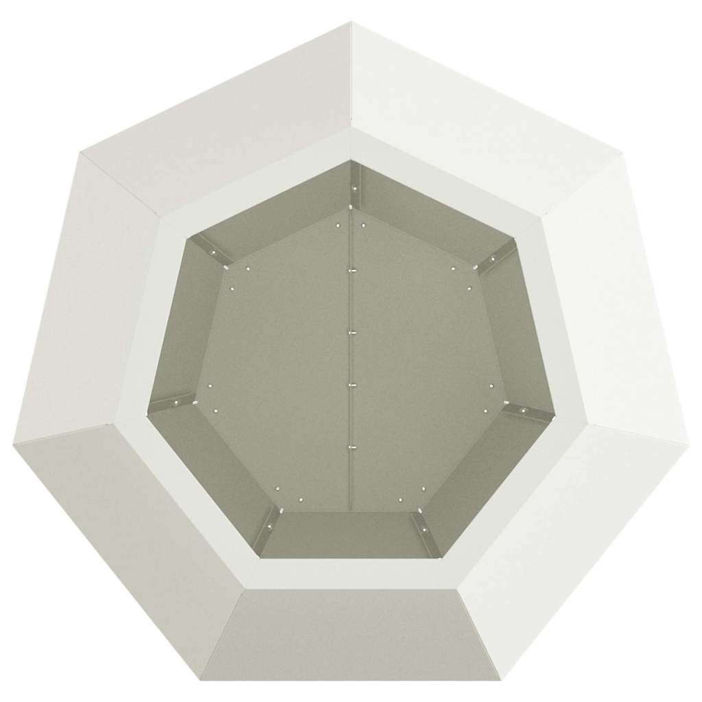 Lovelis 2 vnt. Balta 50 x 50 x 40 cm Plienas Lovelis 2 vnt. Balta 50 x 50 x 40 cm Plienas - Image 8