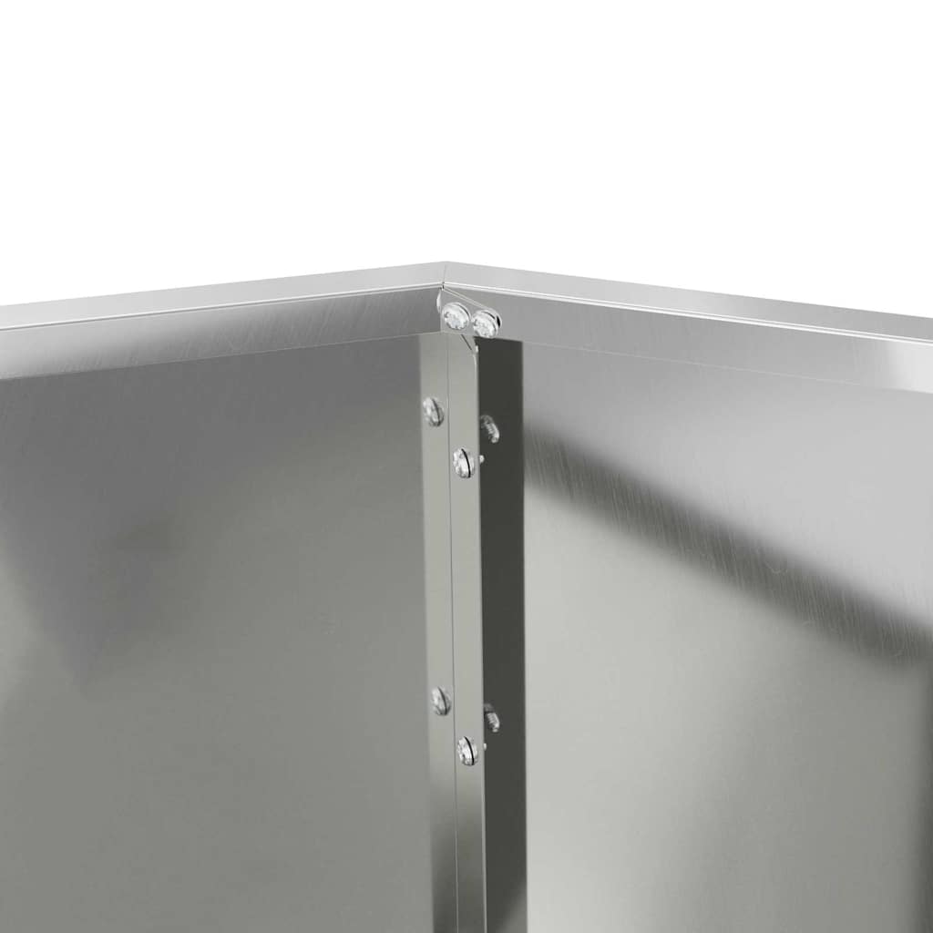 Lovelis Sidabrinė 50 x 50 x 40 cm Galvanizuotas plienas Lovelis Sidabrinė 50 x 50 x 40 cm Galvanizuotas plienas - Image 9