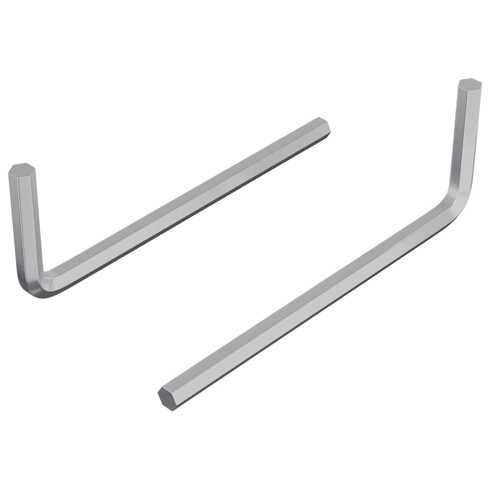 Hex rakto 2 vnt. Sidabrinė 20 x 52 mm Plienas Hex rakto 2 vnt. Sidabrinė 20 x 52 mm Plienas - Image 3
