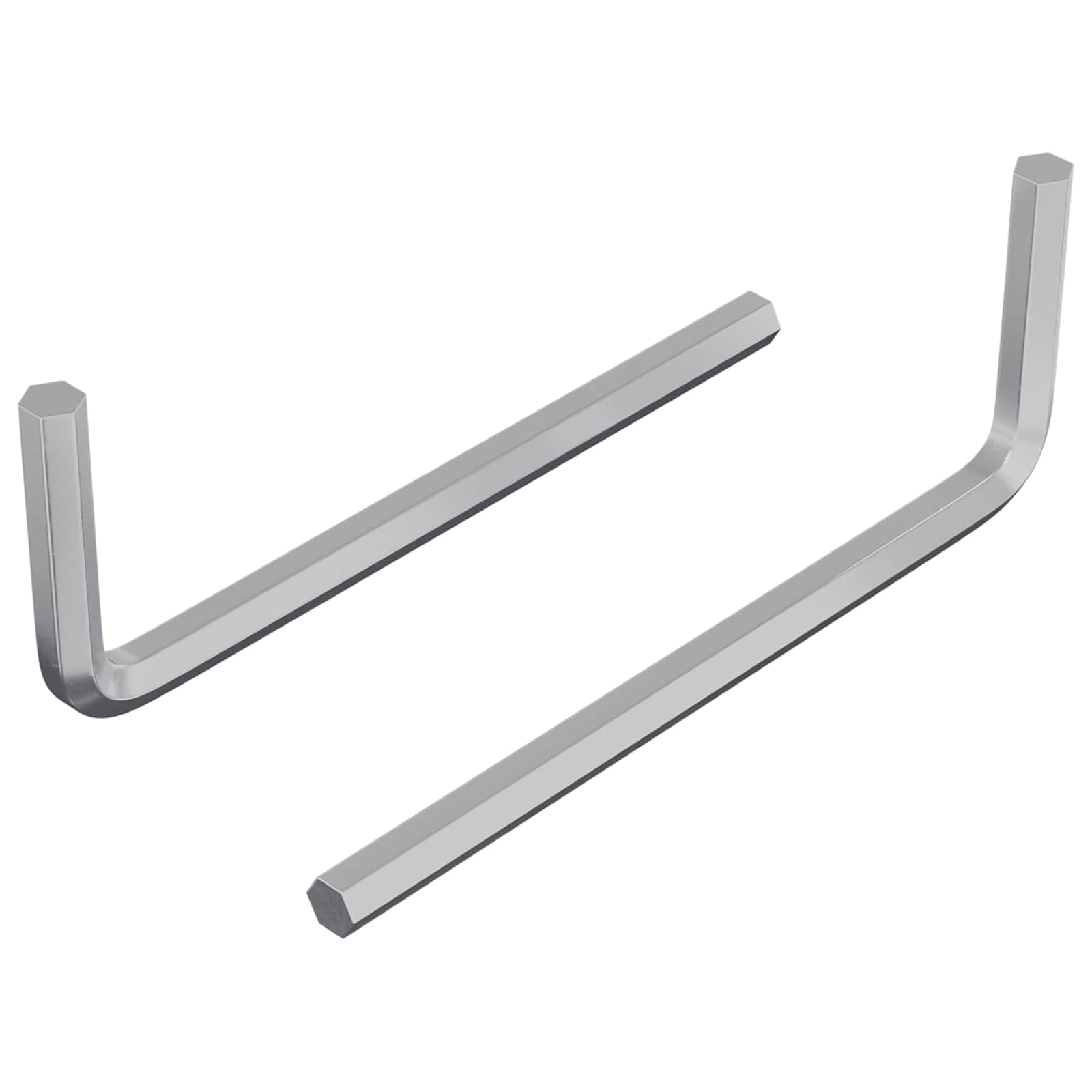 Hex rakto 2 vnt. Sidabrinė 22 x 66 mm Plienas Hex rakto 2 vnt. Sidabrinė 22 x 66 mm Plienas - Image 3