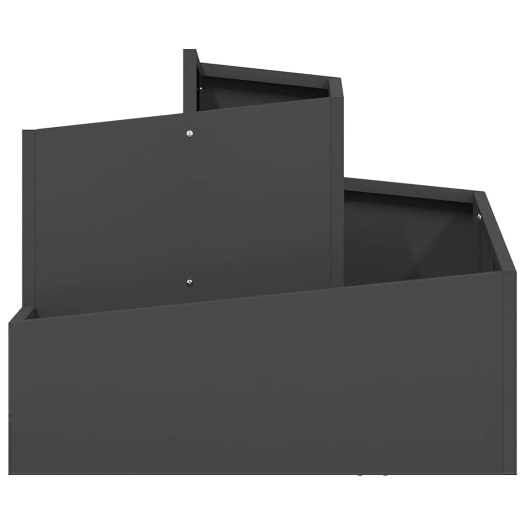 Sodo vazonas Juoda 60 x 60 x 50 cm Šaltai valcuotas plienas Sodo vazonas Juoda 60 x 60 x 50 cm Šaltai valcuotas plienas - Image 6